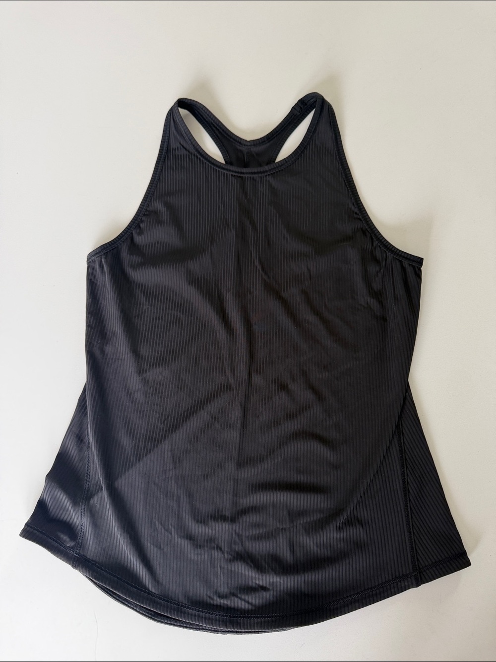 lululemon athletica Black Ribbed Racerback Tank
